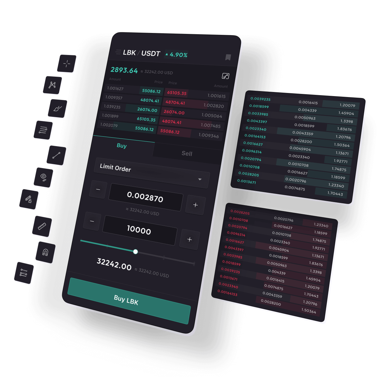 اپلیکیشن صرافی LBANK