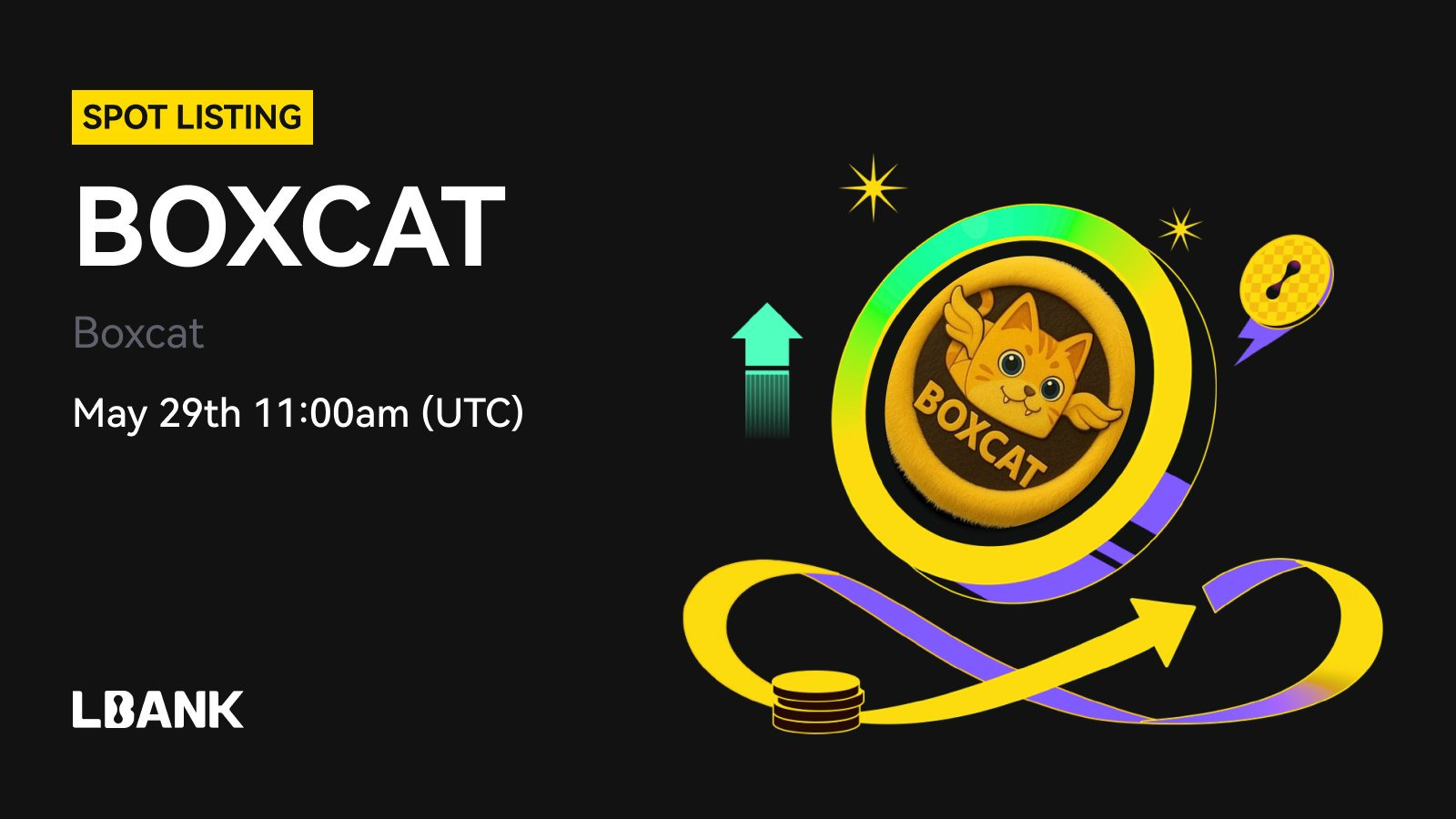 لیست شدن رمزارز BOXCAT در صرافی LBank