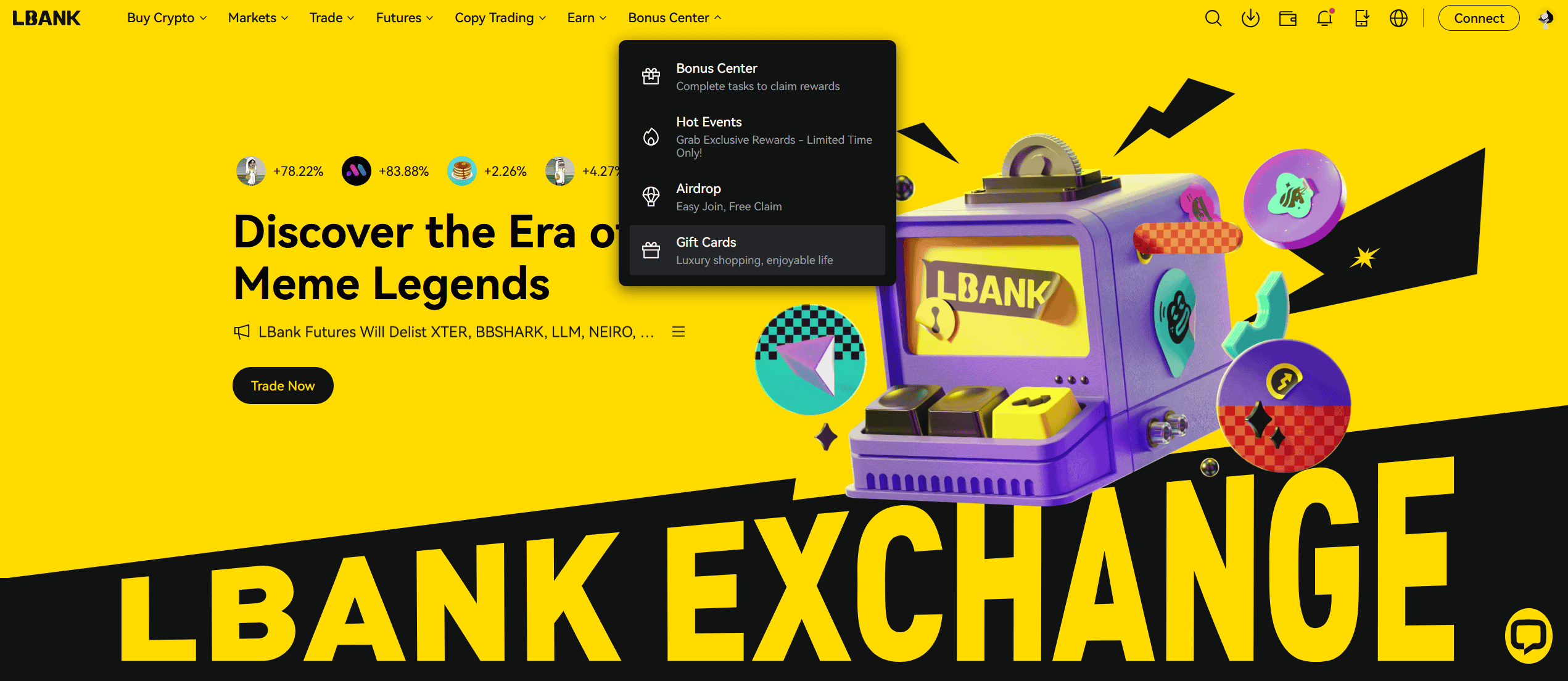 آموزش خرید گیفت کارت با ارزدیجیتال در صرافی LBank