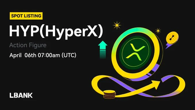 ارزدیجیتال HYP (HyperX) در صرافی LBank لیست شد